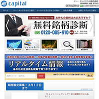 イーキャピタル株式会社のサイト画像