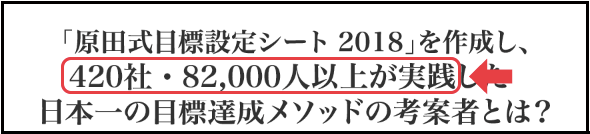 原田式目標達成メソッドの利用者数