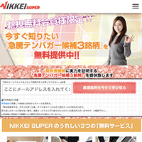 NIKKEI SUPERのサイト画像